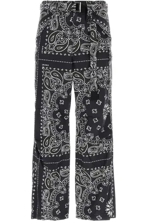 SACAI Bandana-print cargo pants