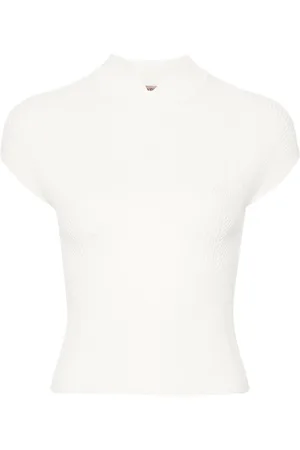 Twin-Set Ribbed-detail sweater