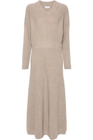 Brunello Cucinelli Ribbed-knit maxi dress