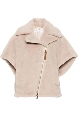 Max Mara Shearling cape