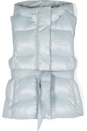 MONNALISA Logo-lettering padded gilet