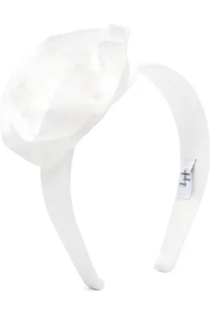 Il gufo Floral-appliqué hair band