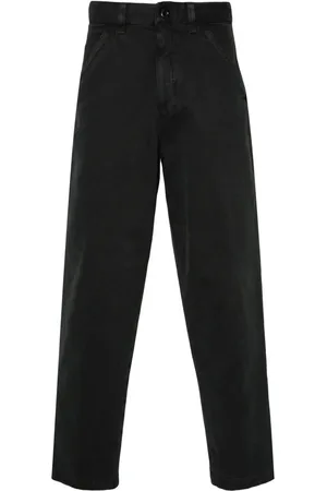 Incotex Logo-embroidered trousers