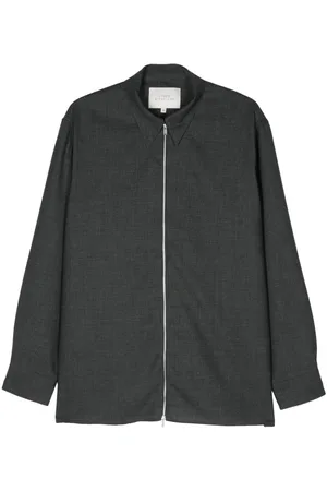 STUDIO NICHOLSON Zip long-sleeve shirt