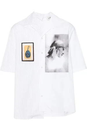 Lanvin Asymmetric cotton shirt