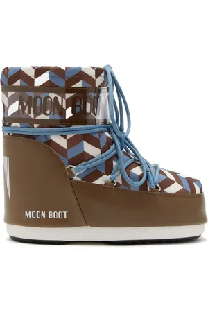 Moon Boot Icon geometric-pattern print boots