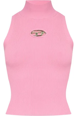 Diesel Ribbed-knit high-neck top