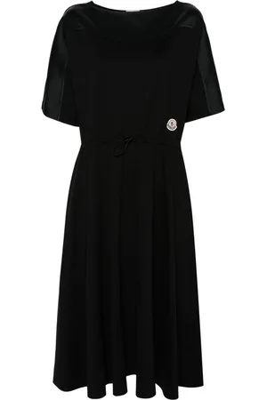 Moncler Panelled A-line midi dress