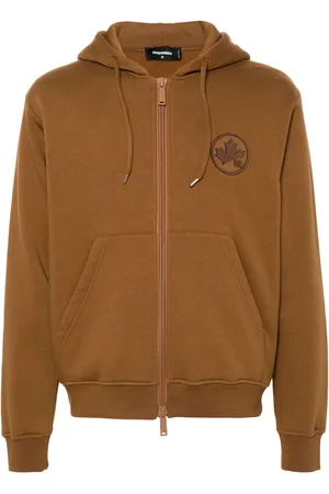 Dsquared2 Maple Leaf zip-up hoodie