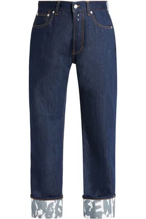 Alexander McQueen McQueen Graffiti straight jeans
