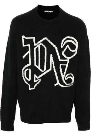 Palm Angels Intarsia-knit logo jumper