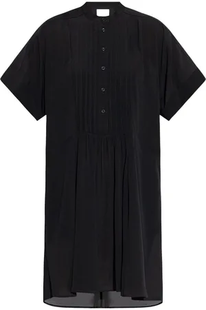 Isabel Marant Buttoned pleated mini dress
