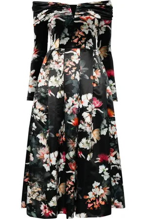 NISSA Floral-print maxi dress