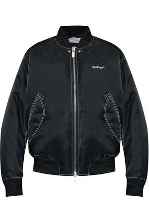 OFF-WHITE Embroidered-logo bomber jacket