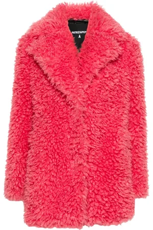 Patrizia Pepe Buttoned faux-fur jacket