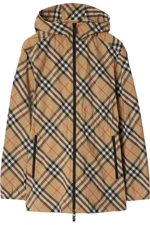 Burberry Nova Check hooded coat