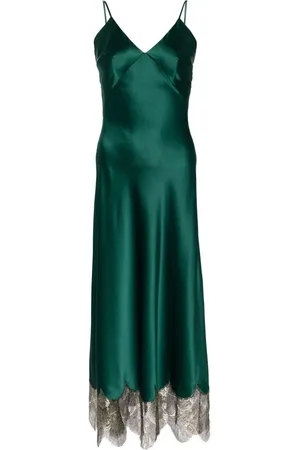 Gilda & Pearl Emerald V- neck dress