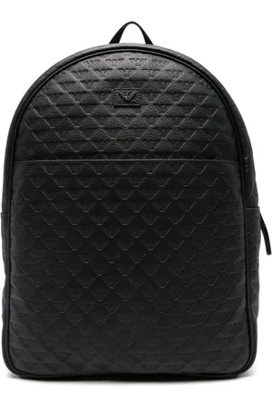 Emporio Armani All-over debossed logo backpack