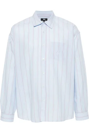 STUSSY Logo-embroidered shirt