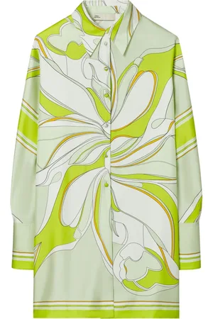 Tory Burch Floral-print silk shirt