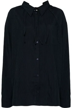 pushBUTTON Back tie oversized shirt