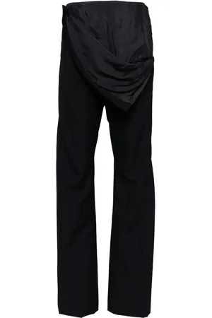 pushBUTTON Waist-flipped trousers