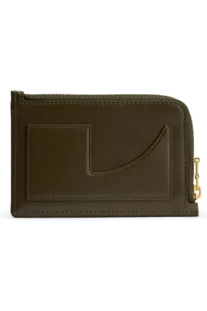 Patou Logo-stamp leather card holder