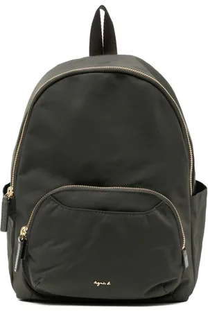 AGNÈS B. Logo lettering backpack