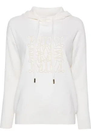 Max Mara Logo-embossed hoodie