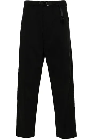 White Sand Pleat-detail trousers
