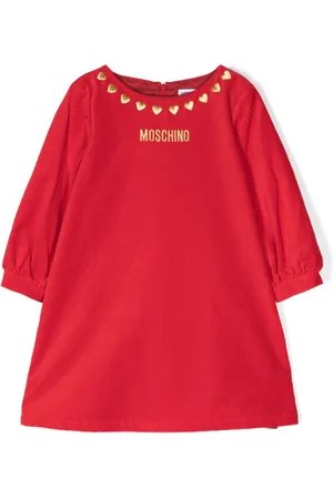 Moschino Heart-embroidered dress