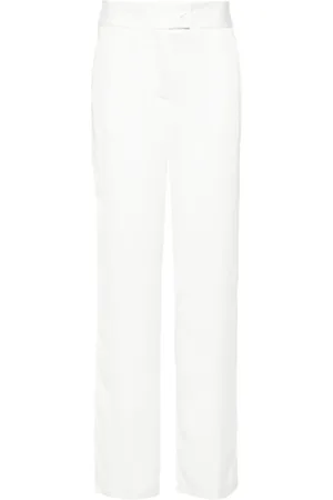 GENNY Crystal-button trousers