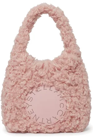 Stella McCartney Small logo Plush teddy tote bag