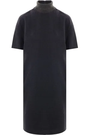 Brunello Cucinelli Monili chain-detail midi dress