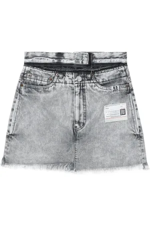 Maison Mihara Yasuhiro High-rise denim mini skort