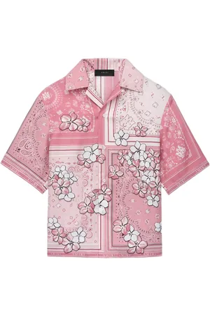 AMIRI Bandana floral bowling shirt