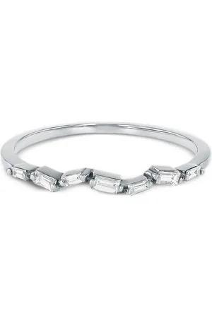 Suzanne Kalan 18kt white gold Fireworks diamond ring
