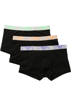 Emporio Armani Logo-waistband briefs (pack of three)