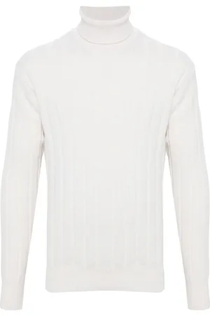 LARDINI Ribbed-knit sweater