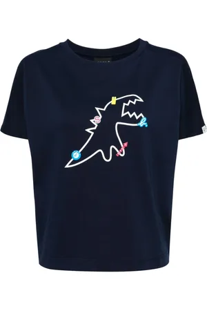 AGNÈS B. Dinosour print short sleeves T-shirt