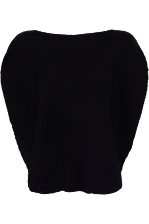 Issey Miyake Raised-plissé top