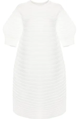 PLEATS PLEASE ISSEY MIYAKE Ribbed midi dress