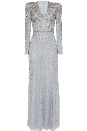 Jenny Packham Celeste crystal tulle gown