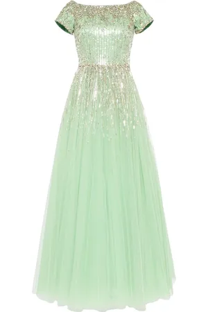 Jenny Packham Lyra crystal tulle gown