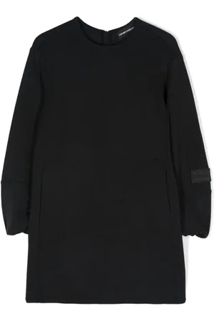 Emporio Armani Logo-patch mini dress
