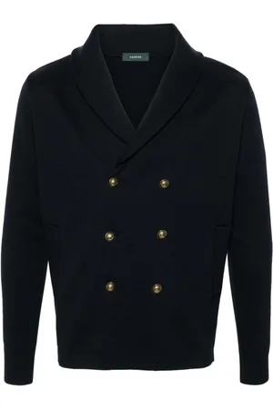 ZANONE Virgin-wool double-breasted jacket