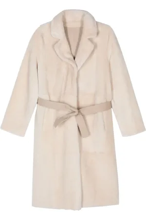 Manzoni 24 Leather coat