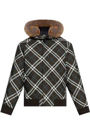 Burberry Checked padded jacket