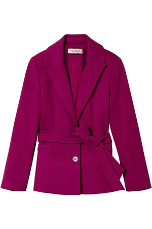Twin-Set Belted single-breasted coat