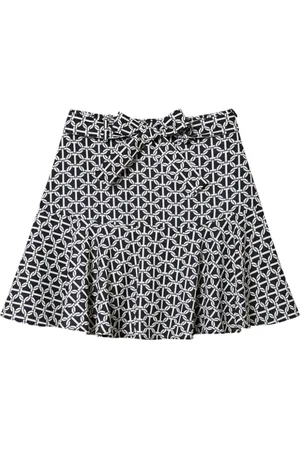 Twin-Set Crêpe de Chine printed trouser-skirt